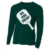 Big Dink Energy Funny Pickleball Sport Cooling Performance Long Sleeve Crew