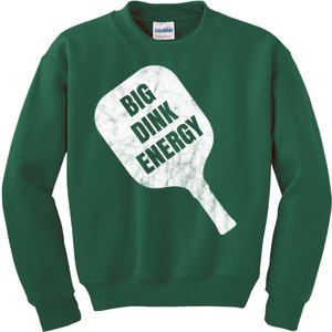 Big Dink Energy Funny Pickleball Sport Kids Sweatshirt