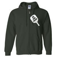 Big Dink Energy Funny Pickleball Sport Full Zip Hoodie