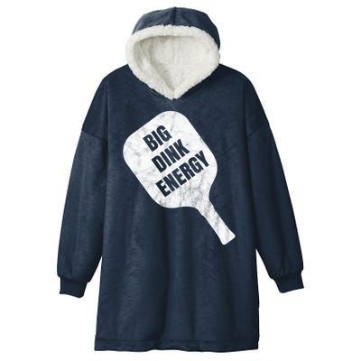 Big Dink Energy Funny Pickleball Sport Hooded Wearable Blanket