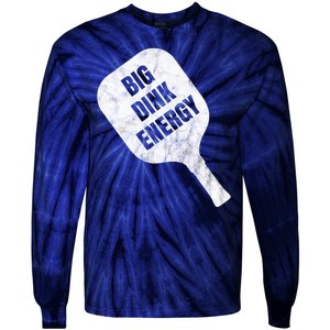 Big Dink Energy Funny Pickleball Sport Tie-Dye Long Sleeve Shirt