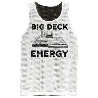 Big Deck Energy Yard Deck Patio Funny Mesh Reversible Basketball Jersey Tank