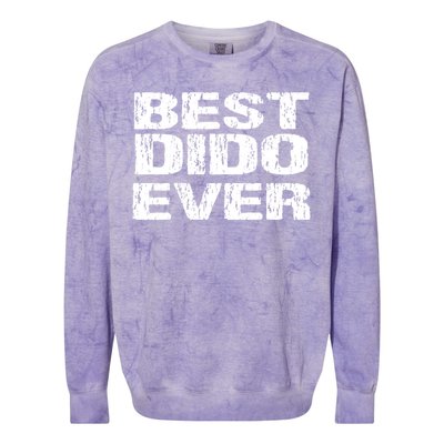 Best Dido Ever Ukrainian Grandfather Dad Ukraine Gift Colorblast Crewneck Sweatshirt