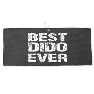 Best Dido Ever Ukrainian Grandfather Dad Ukraine Gift Large Microfiber Waffle Golf Towel