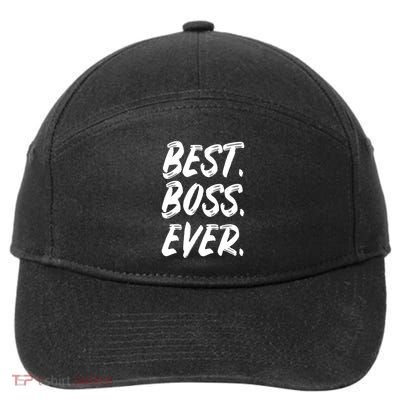 Boss Day Employee Appreciation Office Gift 7-Panel Snapback Hat