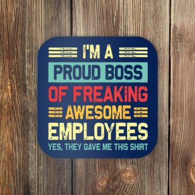 Boss Day Employee Appreciation Office Funny Boss Coaster