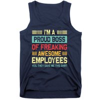 Boss Day Employee Appreciation Office Funny Boss Tank Top