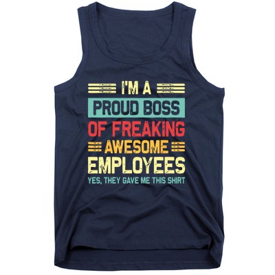 Boss Day Employee Appreciation Office Funny Boss Tank Top