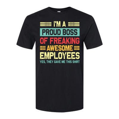 Boss Day Employee Appreciation Office Funny Boss Softstyle CVC T-Shirt