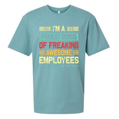 Boss Day Employee Appreciation Office Funny Boss Sueded Cloud Jersey T-Shirt