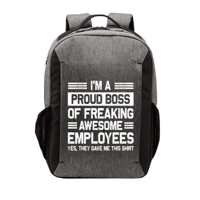 Boss Day Employee Appreciation Office Funny Boss Vector Backpack