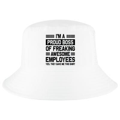 Boss Day Employee Appreciation Office Funny Boss Cool Comfort Performance Bucket Hat