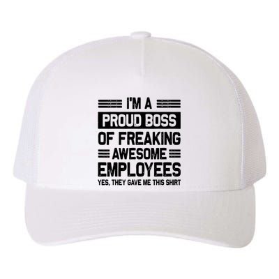 Boss Day Employee Appreciation Office Funny Boss Yupoong Adult 5-Panel Trucker Hat