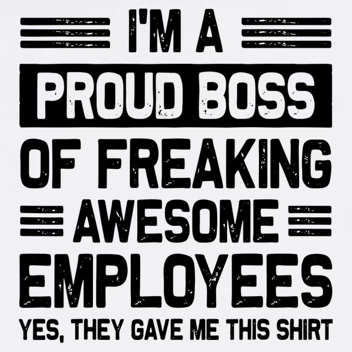 Boss Day Employee Appreciation Office Funny Boss Cooling Performance Crew T-Shirt