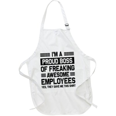 Boss Day Employee Appreciation Office Funny Boss Apron