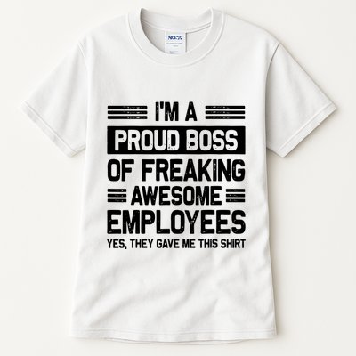 Boss Day Employee Appreciation Office Funny Boss Tall T-Shirt