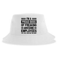 Boss Day Employee Appreciation Office Funny Boss Sustainable Bucket Hat