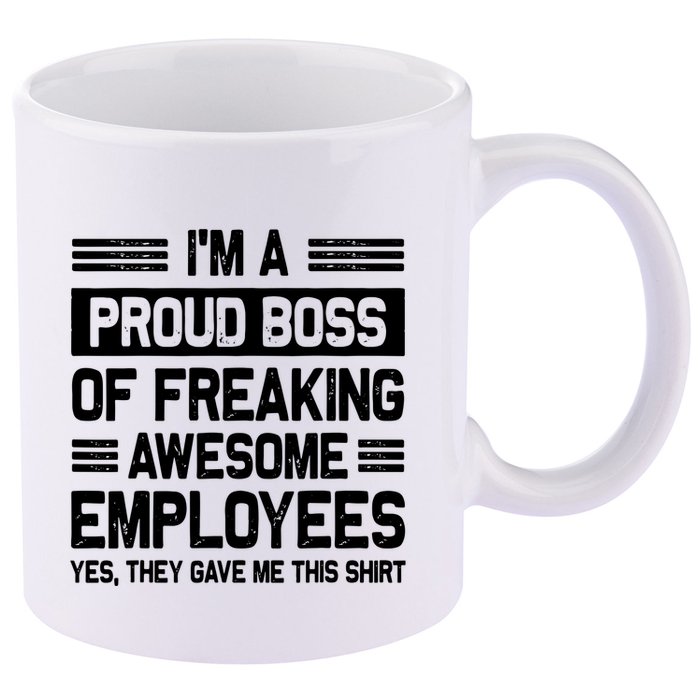 Boss Day Employee Appreciation Office Funny Boss 11oz C Handle Ceramic Mug