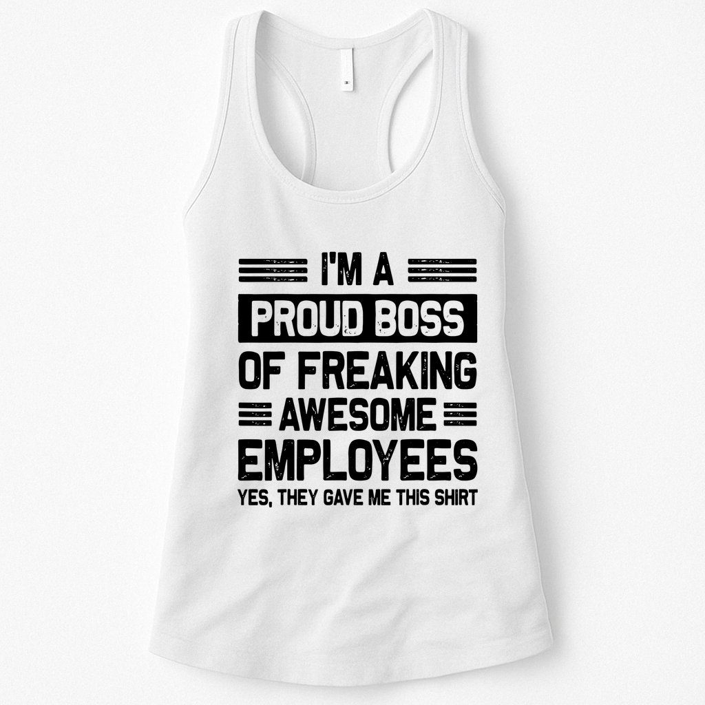Boss Day Employee Appreciation Office Funny Boss Womens Tank Top