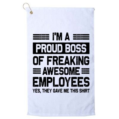 Boss Day Employee Appreciation Office Funny Boss Golf Towel