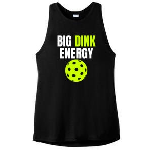 Big Dink Energy Pickleball Funny Pickle Ball Lover Ladies PosiCharge Tri-Blend Wicking Tank