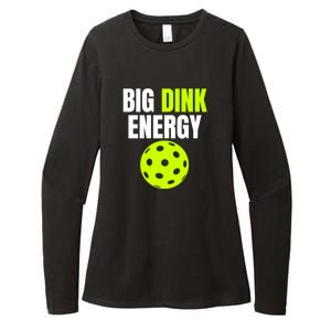 Big Dink Energy Pickleball Funny Pickle Ball Lover Womens CVC Long Sleeve Shirt