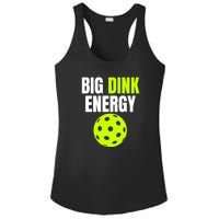 Big Dink Energy Pickleball Funny Pickle Ball Lover Ladies PosiCharge Competitor Racerback Tank