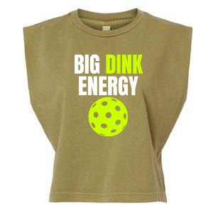 Big Dink Energy Pickleball Funny Pickle Ball Lover Garment-Dyed Women's Muscle Tee