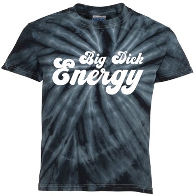 Big Dick Energy BDE Funny Humor Kids Tie-Dye T-Shirt