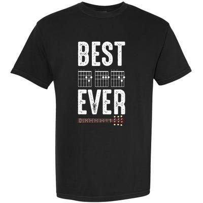 Best Dad Ever Guitarist Daddy Musical Instrument Guitar Garment-Dyed Heavyweight T-Shirt