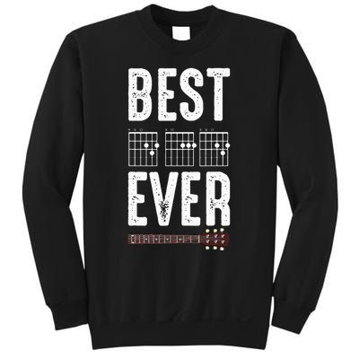 Best Dad Ever Guitarist Daddy Musical Instrument Guitar Sweatshirt