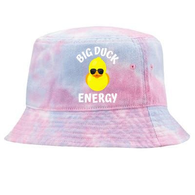 Big Duck Energy Funny Yellow Rubber Duck Tie-Dyed Bucket Hat