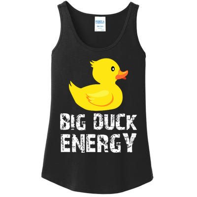 Big Duck Energy Yellow Rubber Duck Design Ladies Essential Tank