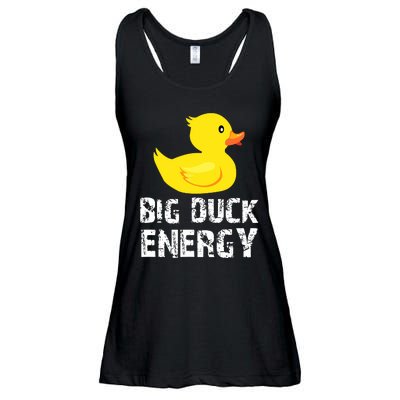 Big Duck Energy Yellow Rubber Duck Design Ladies Essential Flowy Tank