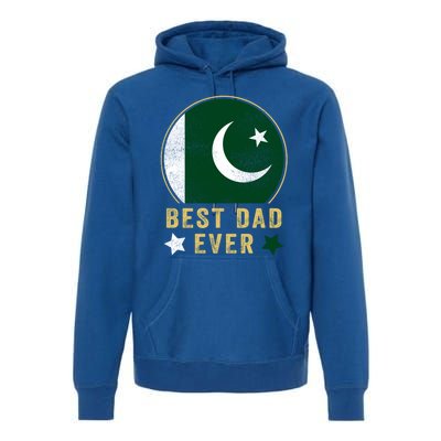 Best Dad Ever Pakistani Father Country Pakistan Flag Cute Gift Premium Hoodie