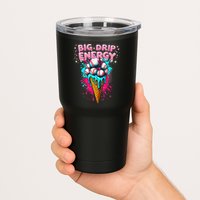 Big Drip Energy Ice Cream Baseball Funny Summer Vibes Tumbler