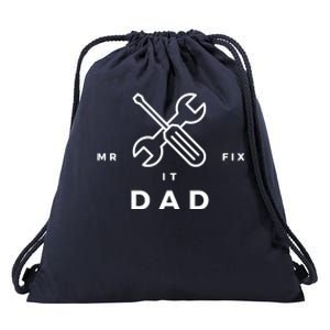 Best Daddy Ever Gift Mr Fix It Dad Gift Drawstring Bag