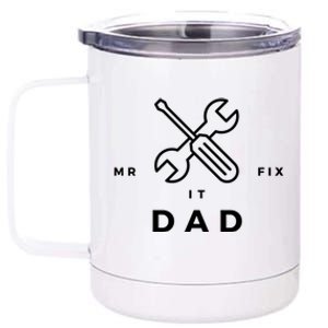 Best Daddy Ever Gift Mr Fix It Dad Gift 12 oz Stainless Steel Tumbler Cup