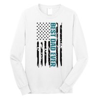 Best Dad Ever American Flag Long Sleeve Shirt