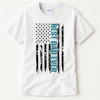 Best Dad Ever American Flag Tall T-Shirt