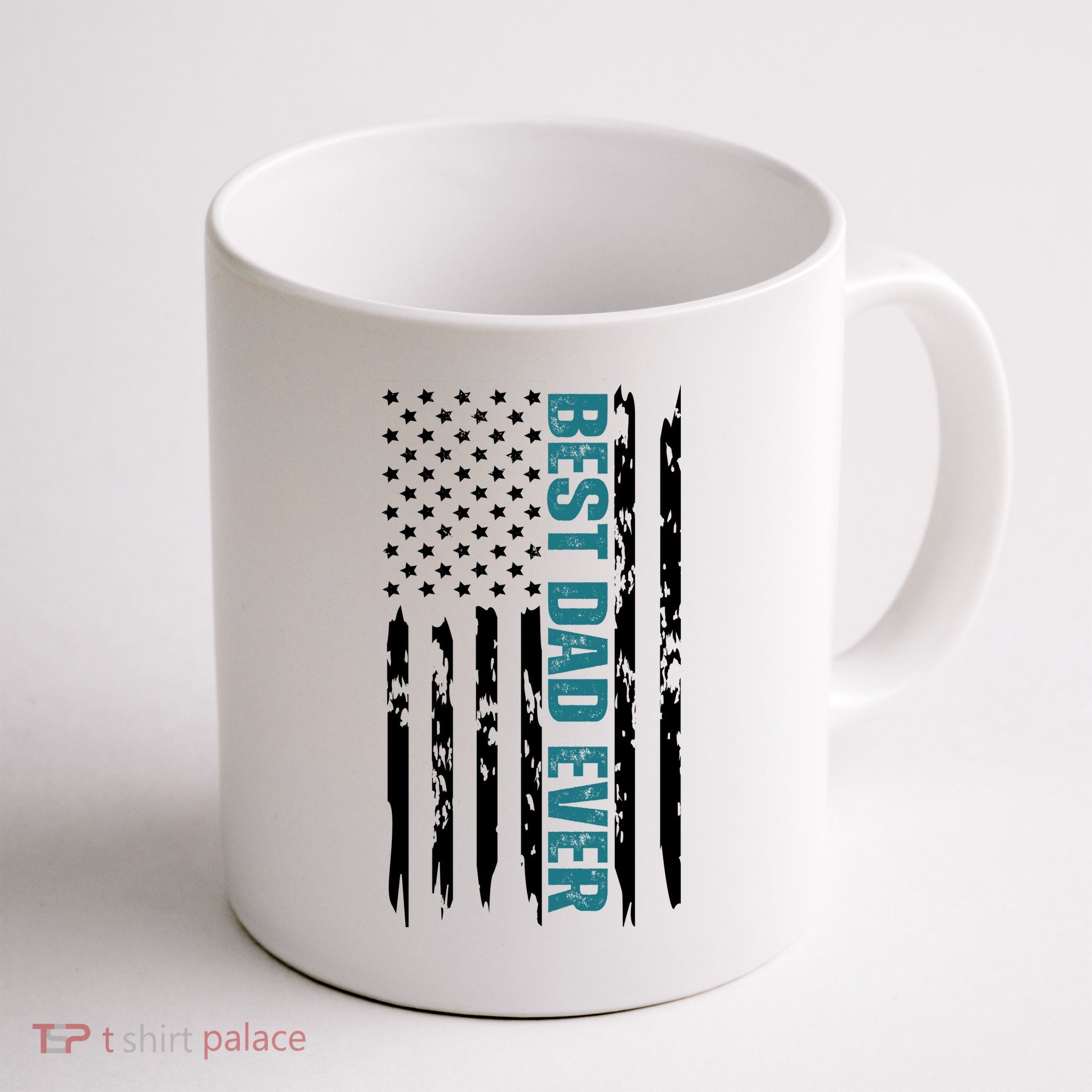 Best Dad Ever American Flag Mug