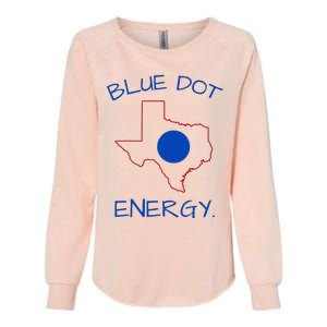 Blue Dot Energy Democrat Texas Vote Blue 2024 Womens California Wash Sweatshirt