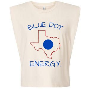 Blue Dot Energy Democrat Texas Vote Blue 2024 Garment-Dyed Women's Muscle Tee