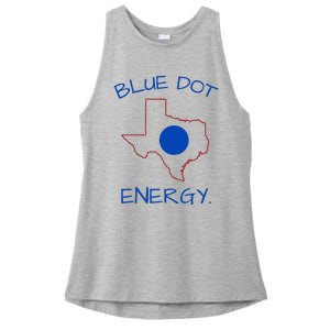 Blue Dot Energy Democrat Texas Vote Blue 2024 Ladies PosiCharge Tri-Blend Wicking Tank