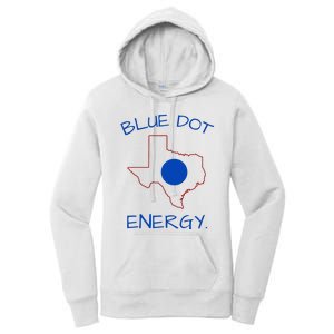 Blue Dot Energy Democrat Texas Vote Blue 2024 Women's Pullover Hoodie