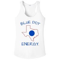 Blue Dot Energy Democrat Texas Vote Blue 2024 Ladies PosiCharge Competitor Racerback Tank