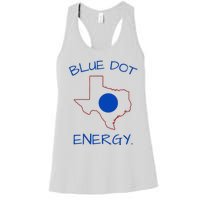 Blue Dot Energy Democrat Texas Vote Blue 2024 Women's Racerback Tank