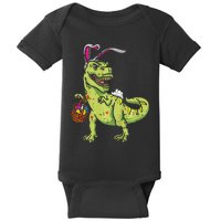 Bunny Dinosaur Easter Day Cute TRex Egg Hunter Baby Bodysuit