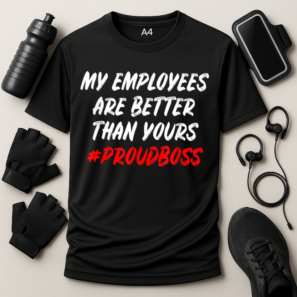 Boss Day Employee Appreciation Office Gift Cooling Performance Crew T-Shirt