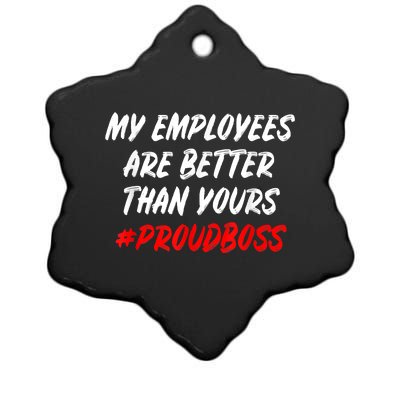 Boss Day Employee Appreciation Office Gift Ceramic Star Ornament